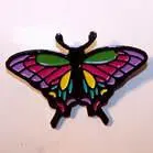 Butterfly Hat / Jacket Pin 1