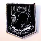 Pow Mia Hat / Jacket Pin 1