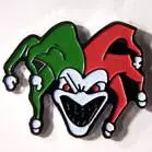 Scary Jester Hat / Jacket Pin 1