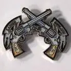 Ladies Love Outlaws Hat / Jacket Pin 1