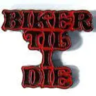 Biker Til I Die Hat / Jacket Pin 1