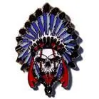 Skull Bonnett Hat / Jacket Pin 1