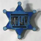 Out Law Badge Hat / Jacket Pin 1