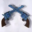 Double Pistols Hat / Jacket Pin 1