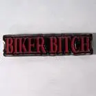 Biker Bitch Hat / Jacket Pin 1