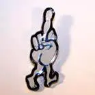 Walking Finger Hat / Jacket Pin 1