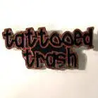 Tattooed Trash Hat / Jacket Pin 1