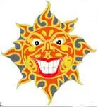 Crazy Sun Hat / Jacket Pin 1