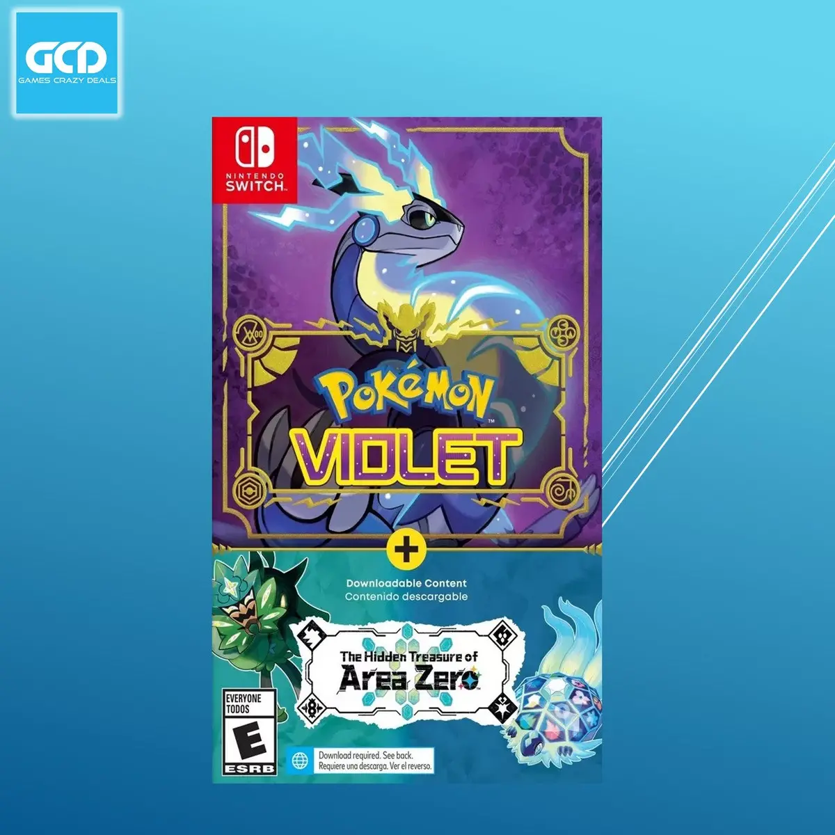 Nintendo Switch Pokemon Violet + The Hidden Treasure Of Area Zero (Mde) 1