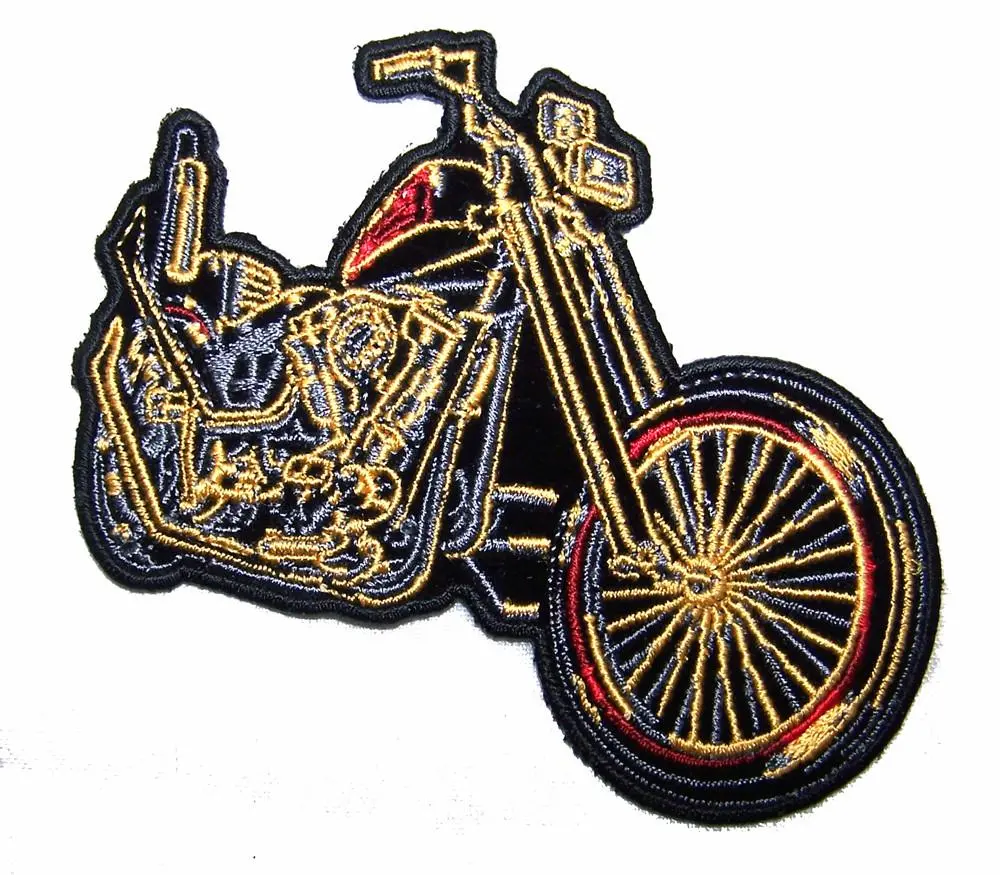 King Queen Motorcycle 4 In Embroidered Patch 1