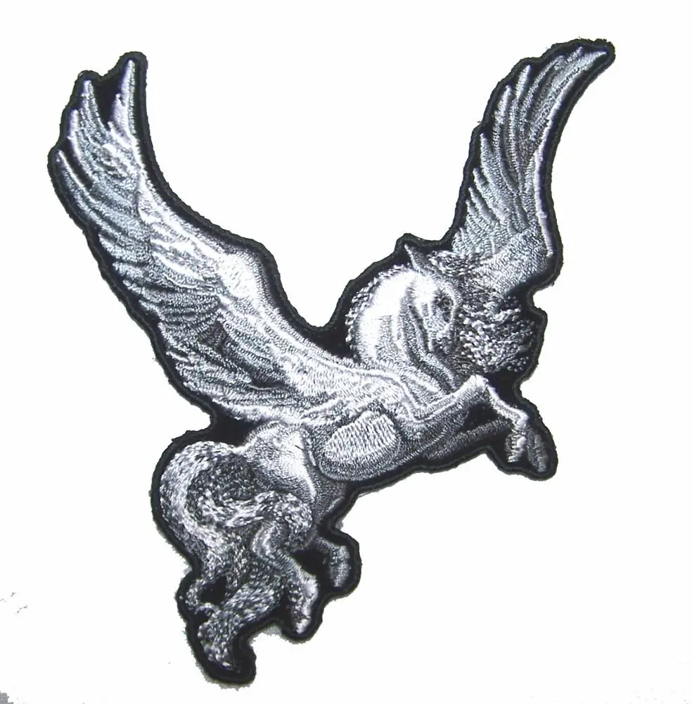 Flying Pegasus With Wings 5 In Embroidered Patch 1