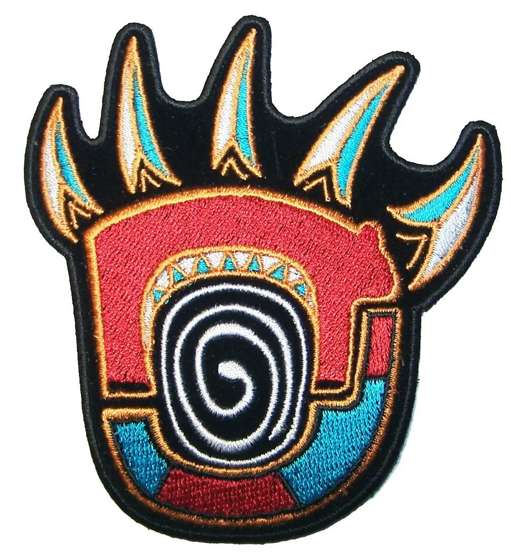 Native Bear Claw Symbol Embroidered Patch 1