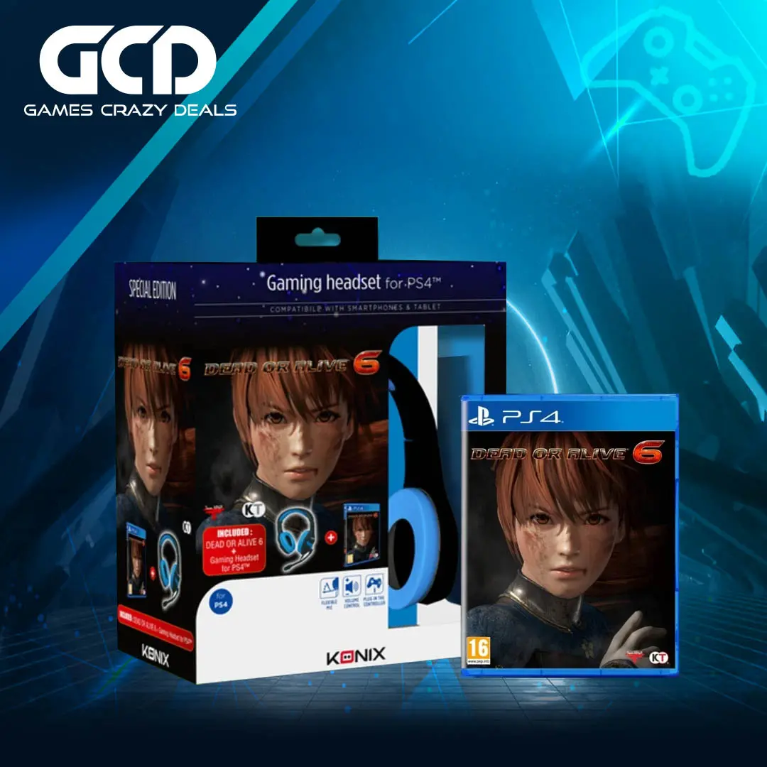 Ps4 Dead Or Alive 6 + Gaming Headset Special Edition Bundle 1