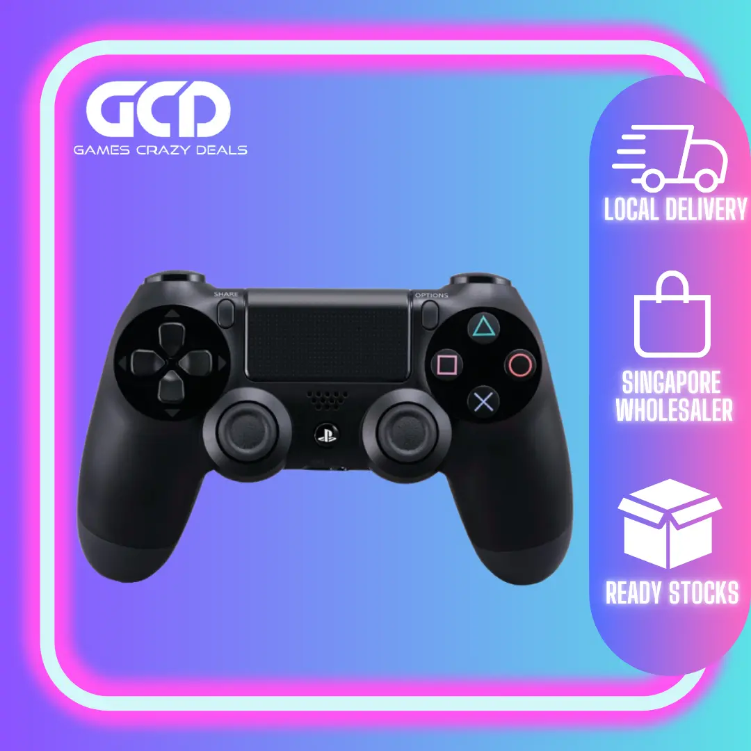 Ps4 Dualshock Wireless Controller - Black (Refurbished) 1