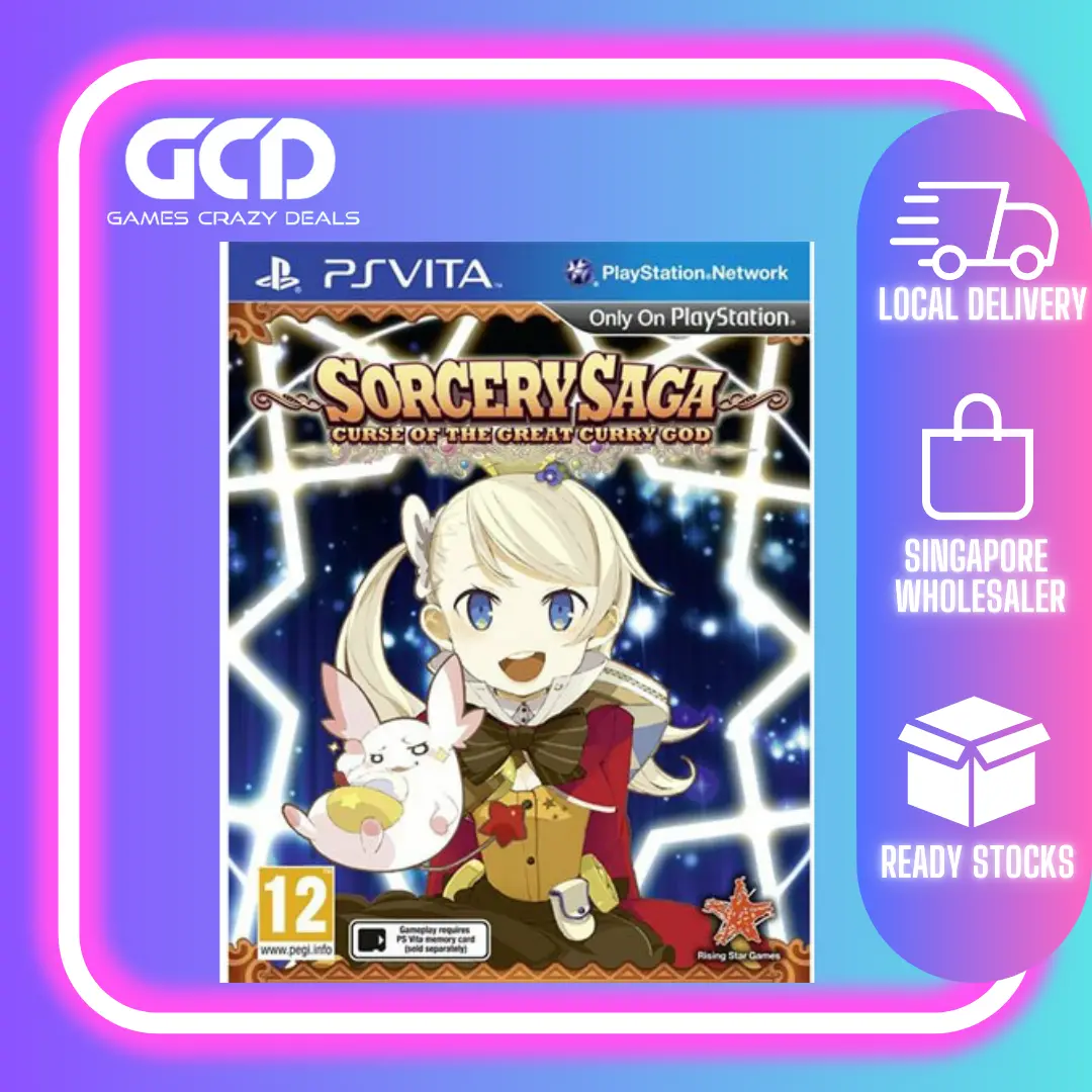Ps Vita Sorcery Saga Curse Of Great Curry God *Hsc Stock* 1