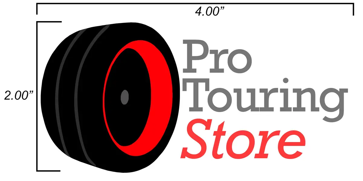Pro Touring Store Decal 2X4 Rectangle 1
