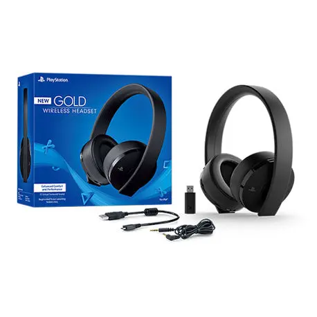 Playstation New Gold Wireless Headset Local Set 1