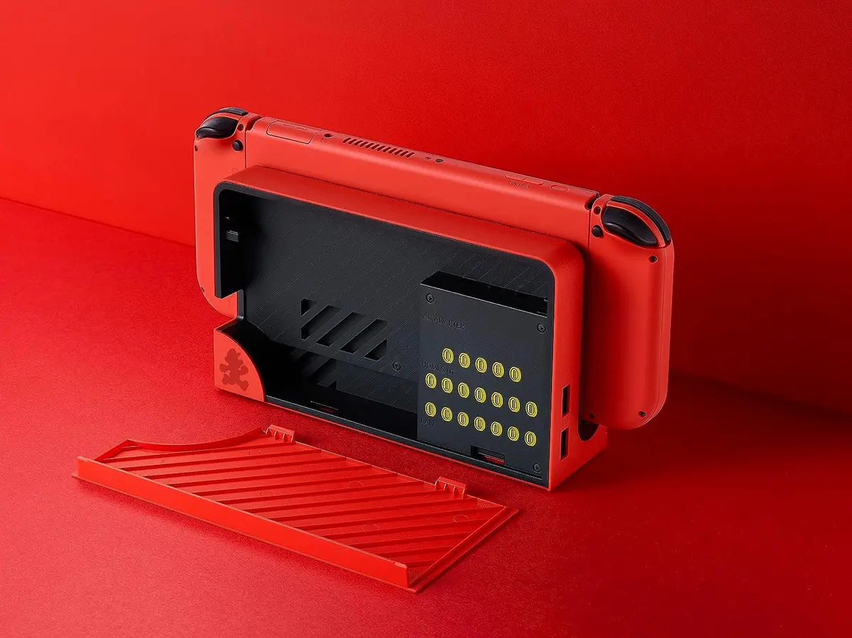 Nintendo Switch Oled Mario Red Edition With Free Mario + Rabbids Sparks Of Hope (1 Year Local Agent Warranty) 2