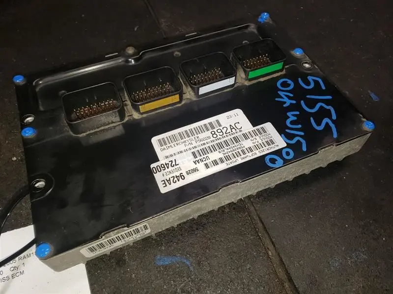 2005 Ram 1500 4.7L Powertrain Control Module (Pcm). Part Number 56028892Ac 1