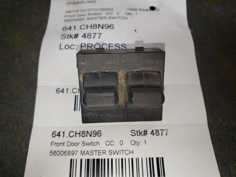 1996 Dodge Ram1500 Master Window Switch. Part Number 56006897 1