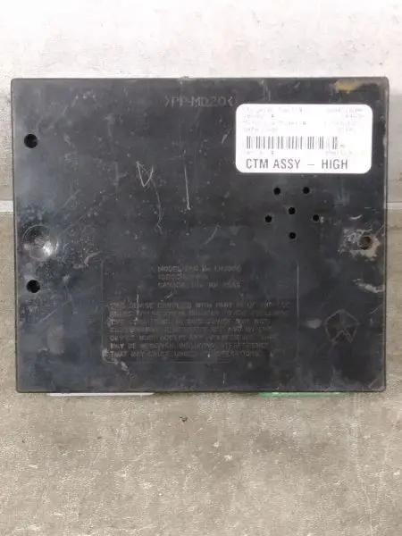 1999 Dodge Ram1500 Central Timing Module (Ctm). Part Number 56045183Af 1