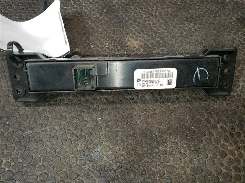2011 Ram1500 Instrument Panel Switch. Part Number 68026057Ac 2