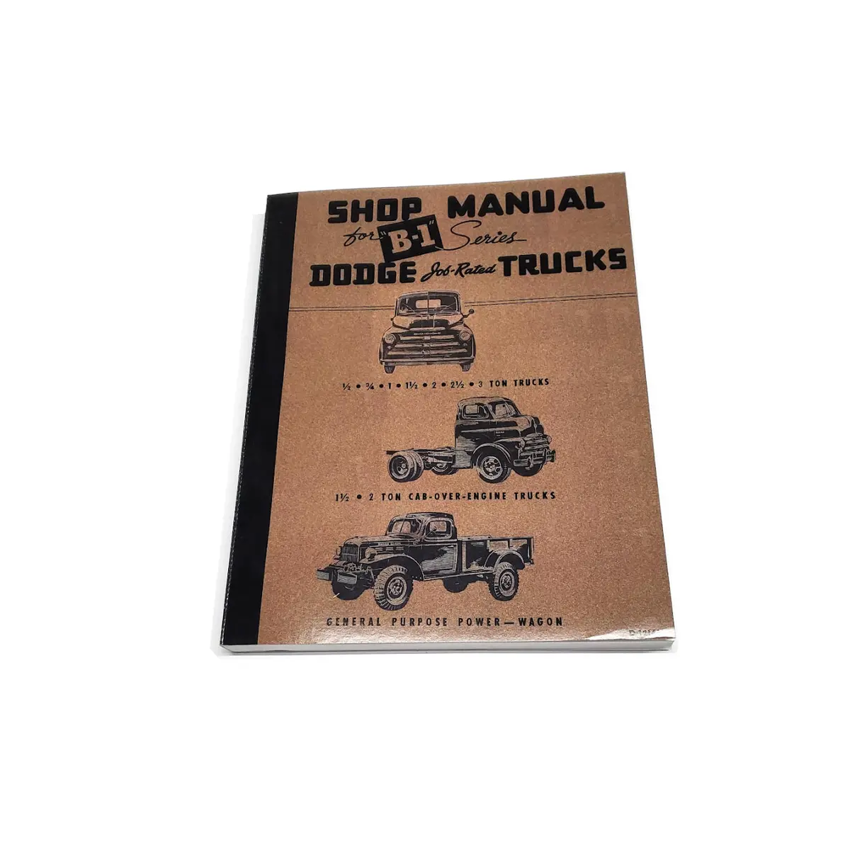 Shop Manual B-1 Series Dodge Job-Rated Trucks 1948-1949 - Rbk-377 1