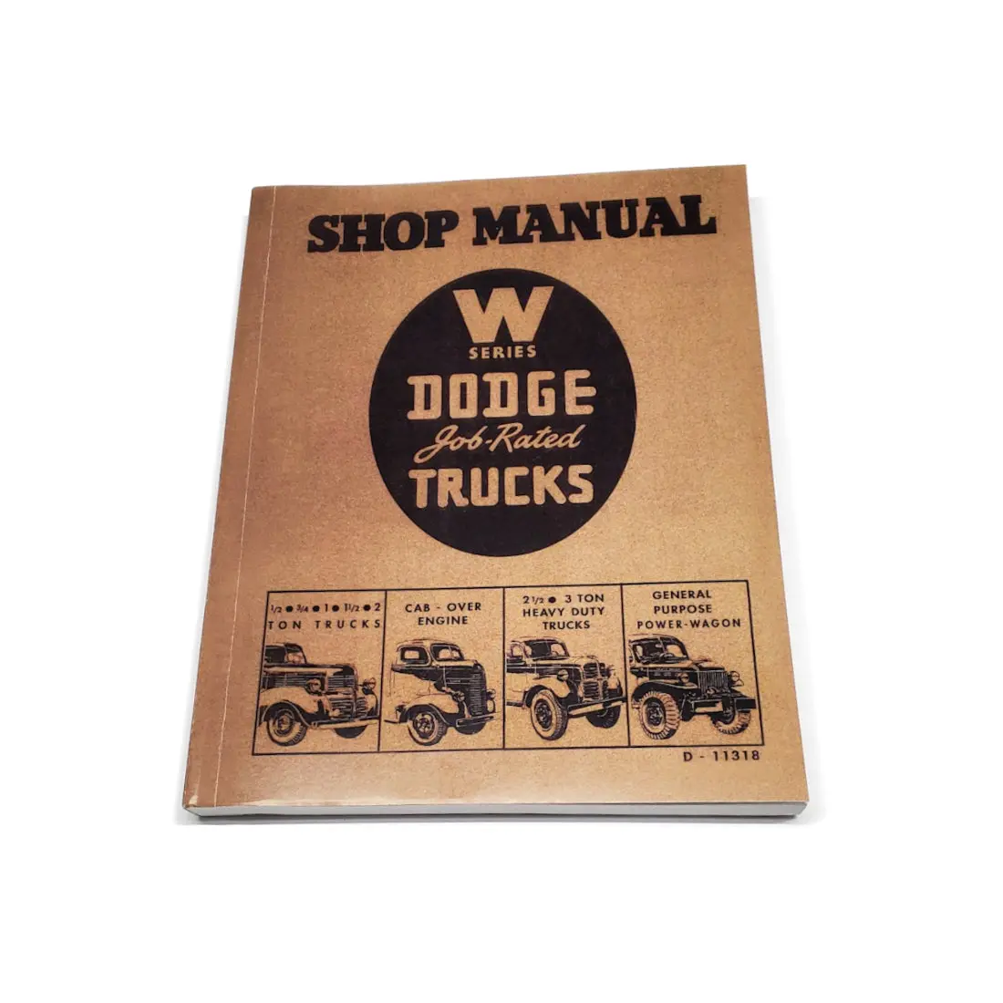 New W-Series Dodge Job Rated Trucks Shop Manual 1941-1947 - Rbk-379 1