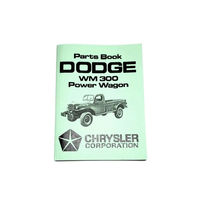 New Dodge Wm300 Power Wagon Parts Book 1960-1971 - Rbk-380 1