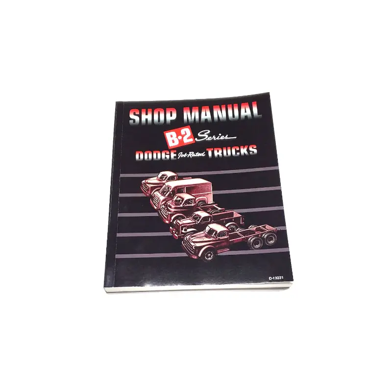 New B-2 Series Dodge Job-Rated Trucks Shop Manual 1950 - Rbk-386 1
