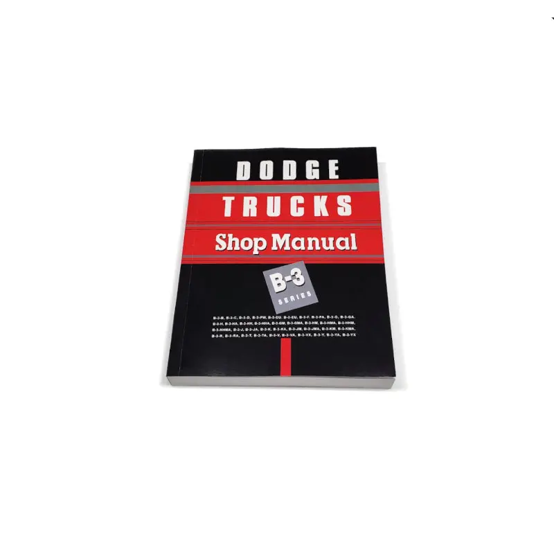Dodge Trucks Shop Manual B-3 Series 1950-1953 - Rbk-387 1