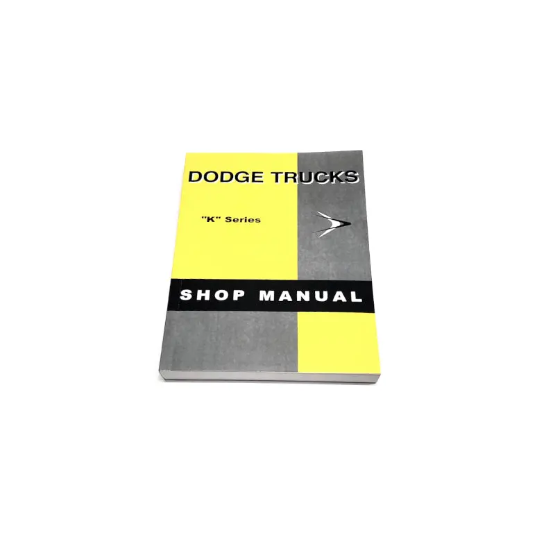 New K-Series Shop Manual 1957 - Rbk-421 1