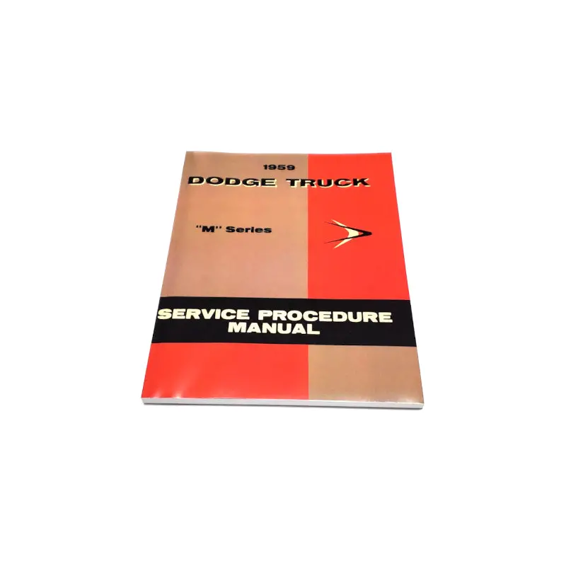 New M-Series (Civilian Only) Service Procedure Manual 1959 - Rbk-423 1