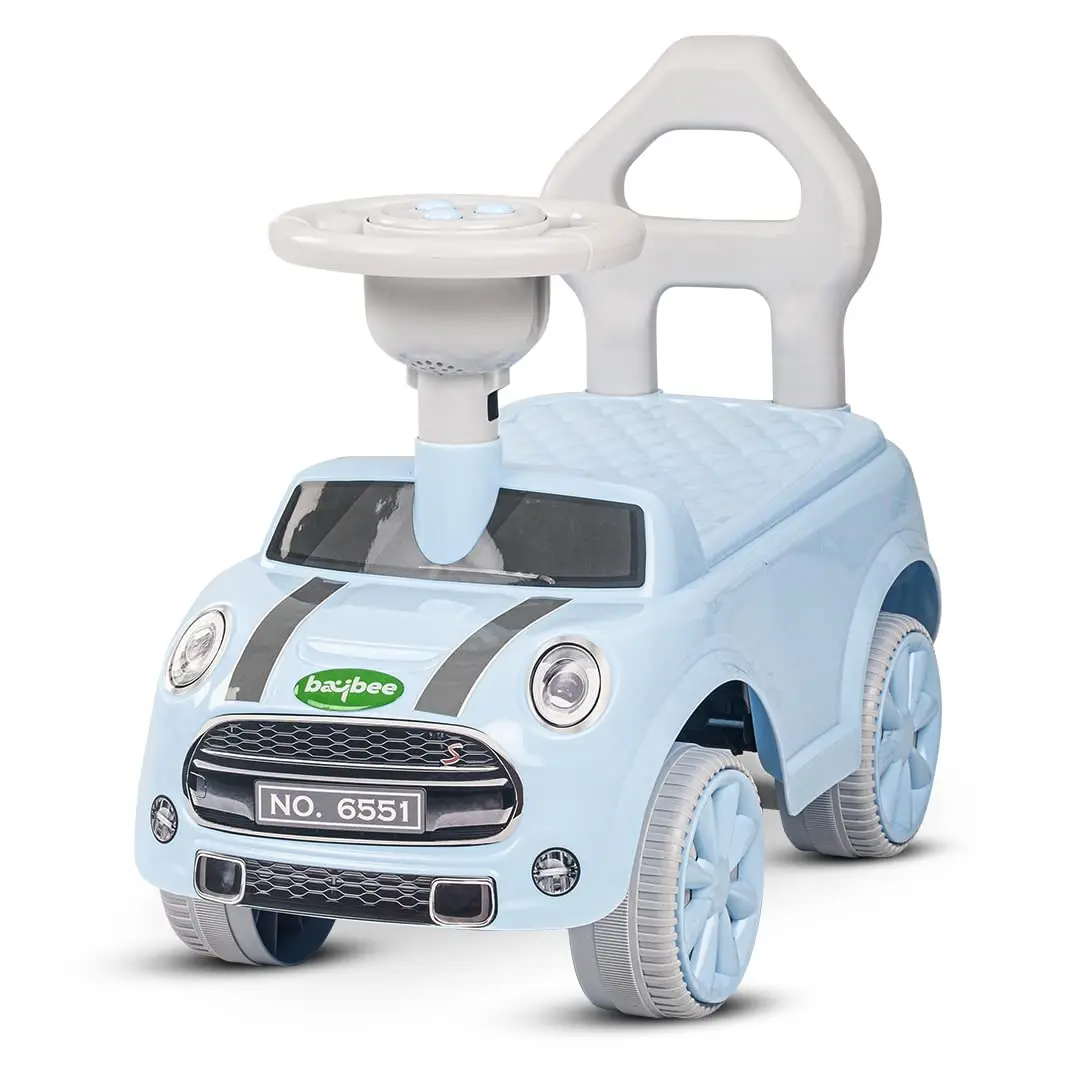 Cooper Baby Push Car Ride On Toy For Kids Rider Car With Music & Horn Button Car Non Battery Operated Ride On 1