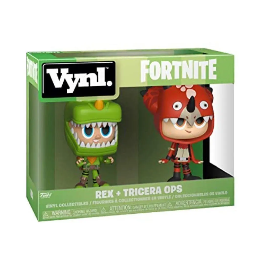 Funko Vynl Fortnite Rex & Tricera Ops (Pack Of 2) 1