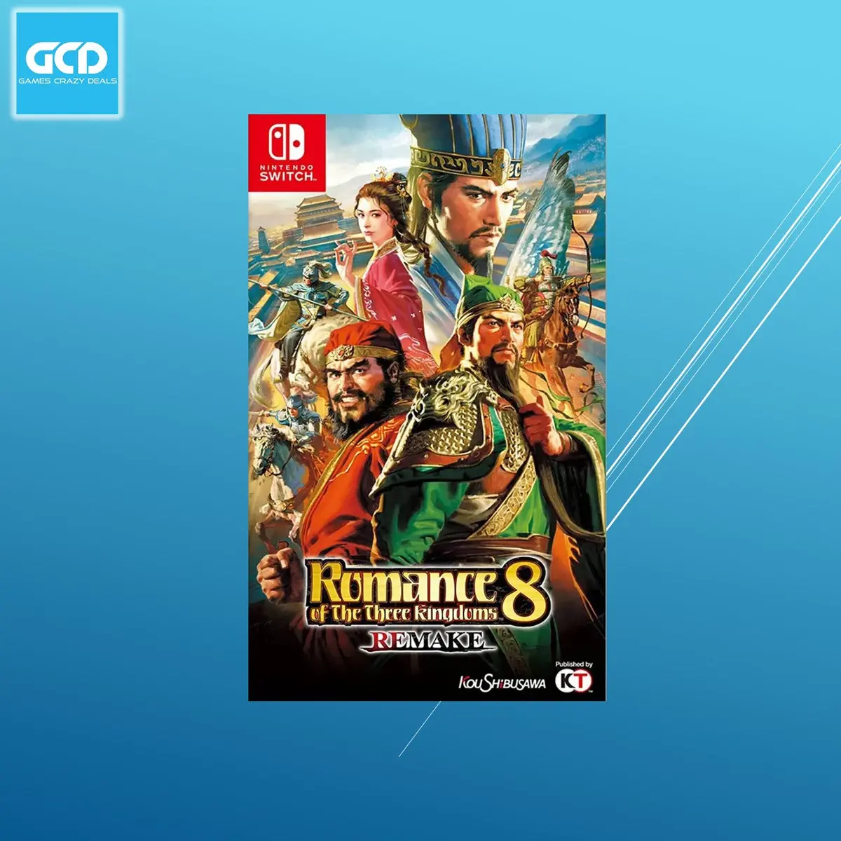 Nintendo Switch Romance Of The Three Kingdom 8 Remake (Asia) 1