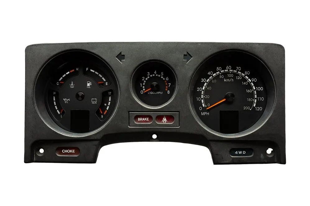 1980-1990 Toyota Fj 60 Rtx Gauges By Dakota Digital - Rtx-80T-Fj-X Rtx-88T-Fj-X 1