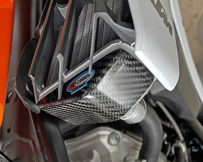 Pro Carbon Ktm Radiator Protector Sx-F / Xc-F  2023-24 Exc / Xc-W  2024 1