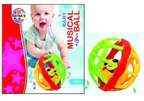 Ratna's Baby Musical Ball For Toddlers Age 6+ Months 1