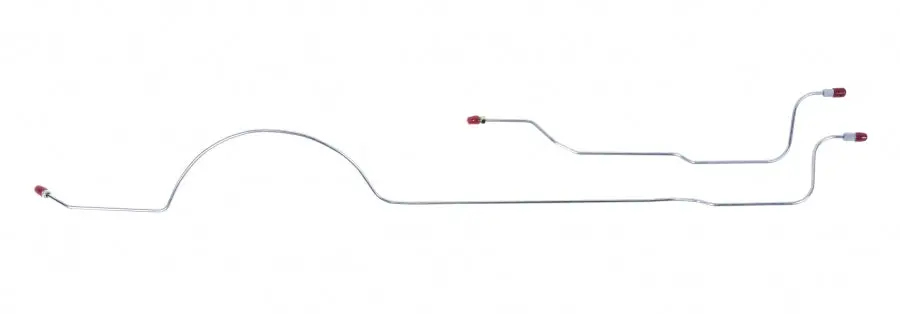 Rear Axle Brake Lines Steel  8 3/4 A-Body 1967-1969 1