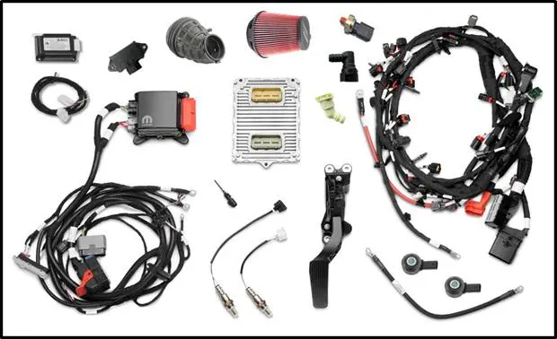 Mopar Performance Redeye 807Hp Wiring Harness Kit - Demon 6.2L 77072601Aa Hemi Controller 1