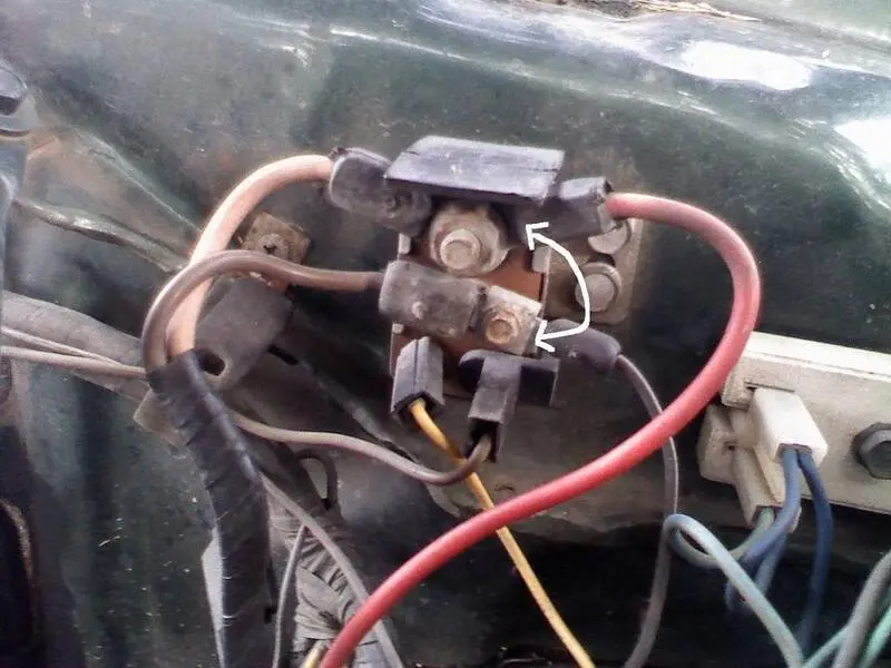 Starter Relay Battery Lug Shield 2