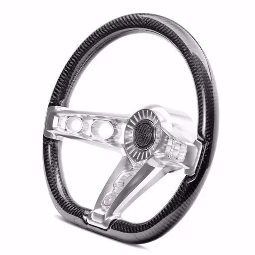 Carbon Fiber & Billet Steering Wheel - Patriarc - By Ring Brothers 1