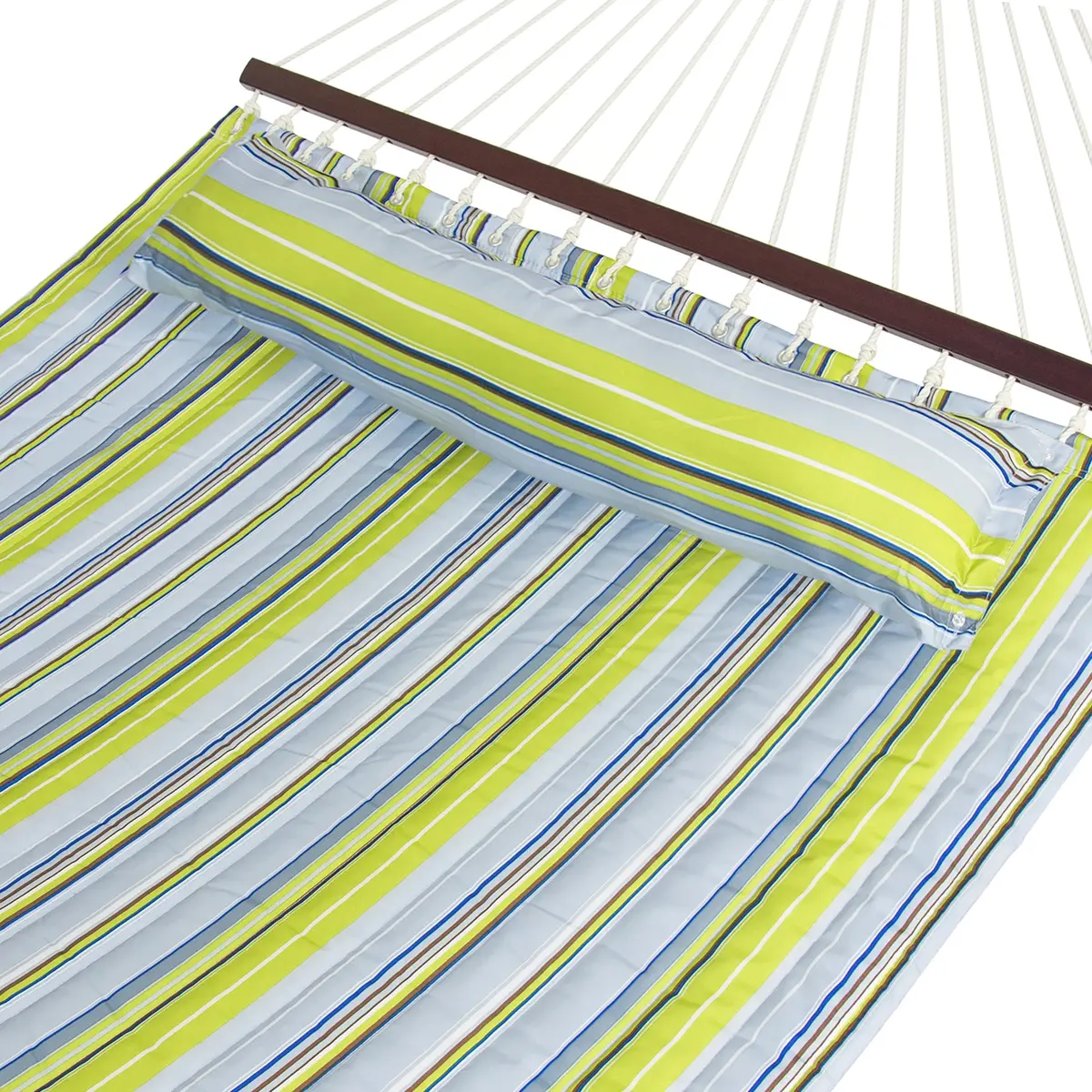 Quilted Double Hammock W/ Detachable Pillow 2