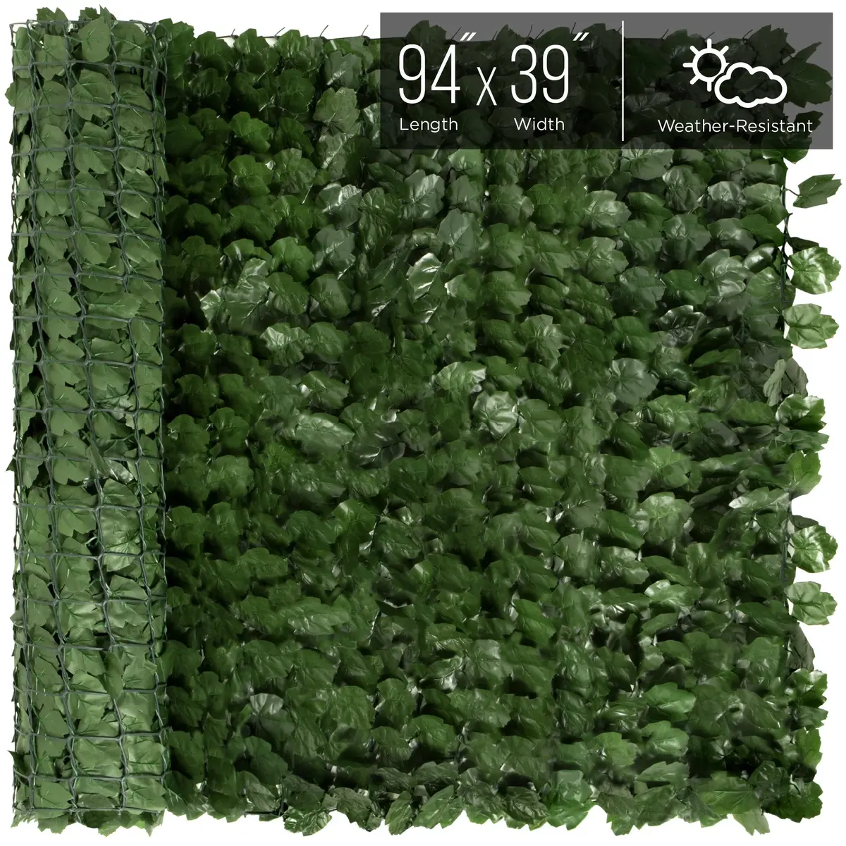 Outdoor Faux Ivy Privacy Screen Fence 1