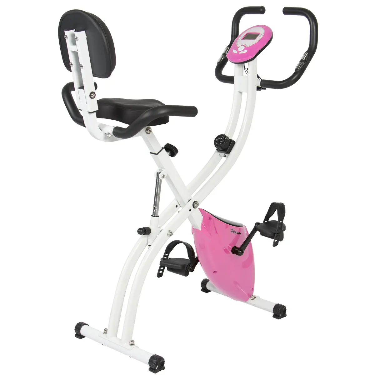 Folding Exercise Bike W/ 8-Level Magnetic Resistance, Adjustable Height 2