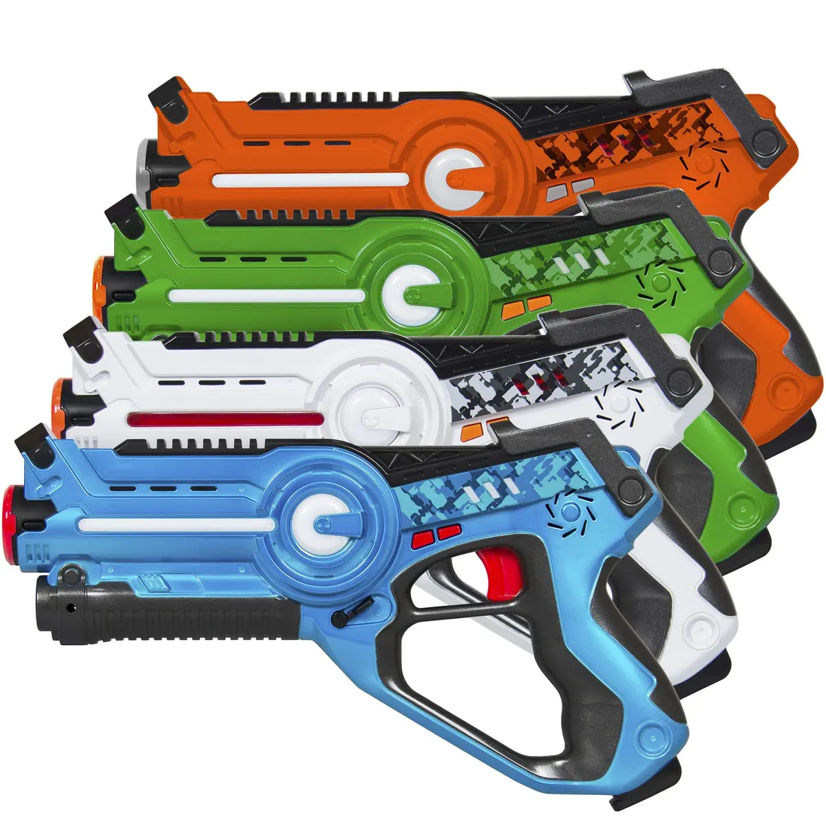 Set Of 4 Infrared Laser Tag Blasters For Kids & Adults W/ 4 Settings 1
