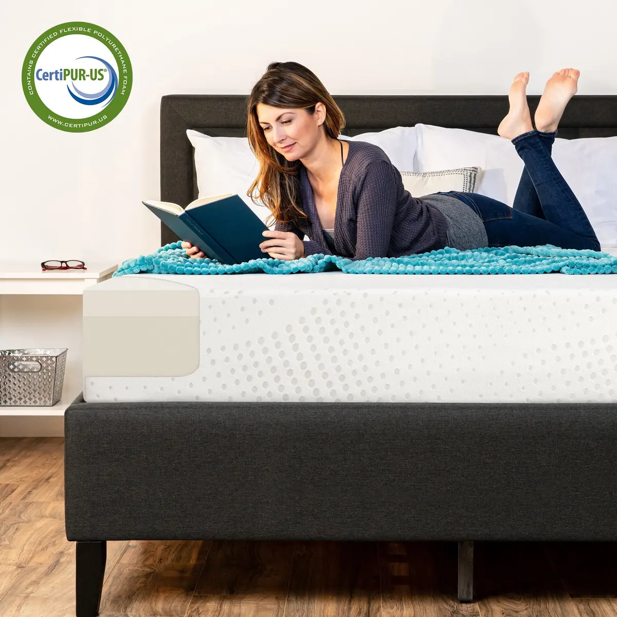 10In Dual Layered Memory Foam Mattress W/ Certipur-Us Certified Foam 1