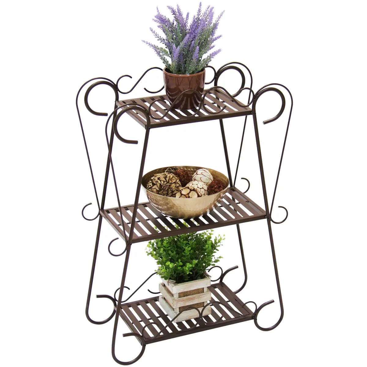 3-Shelf Plant Stand - Bronze 1