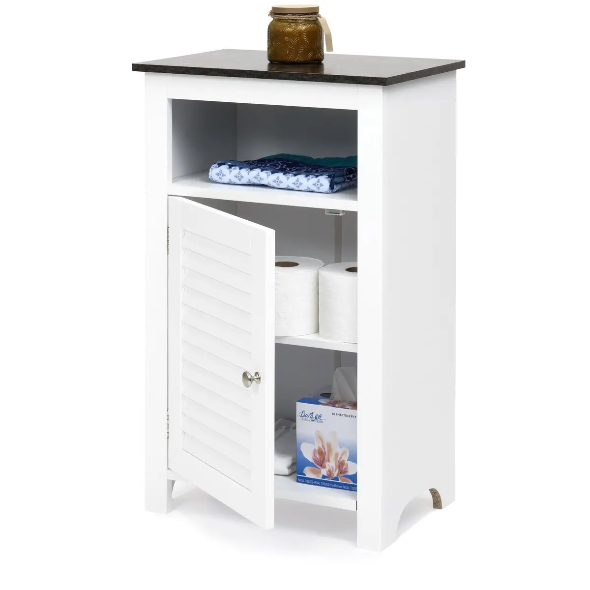 Bathroom Floor Storage Cabinet 1